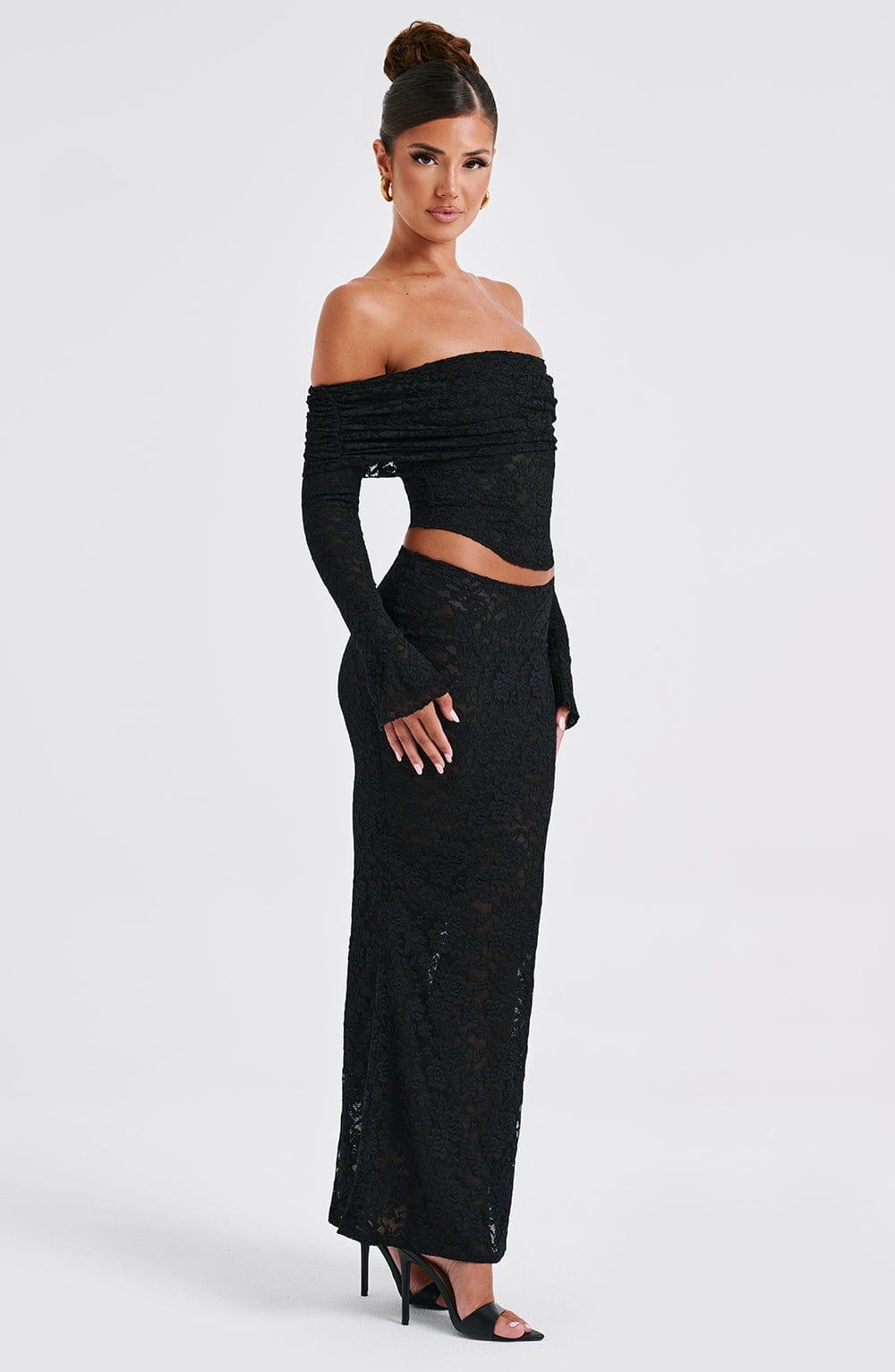 Blanca Top - Black Product Image