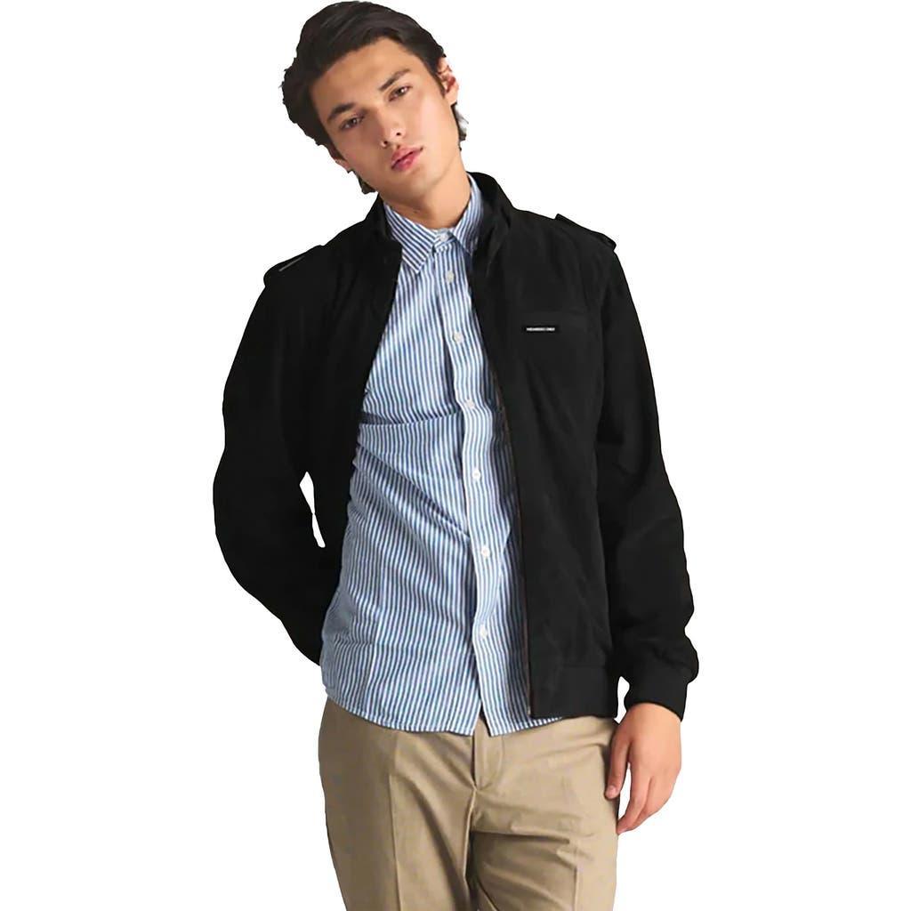 Members Only Men's Soft Suede Iconic Jacket in Black at Nordstrom, Size Medium Product Image