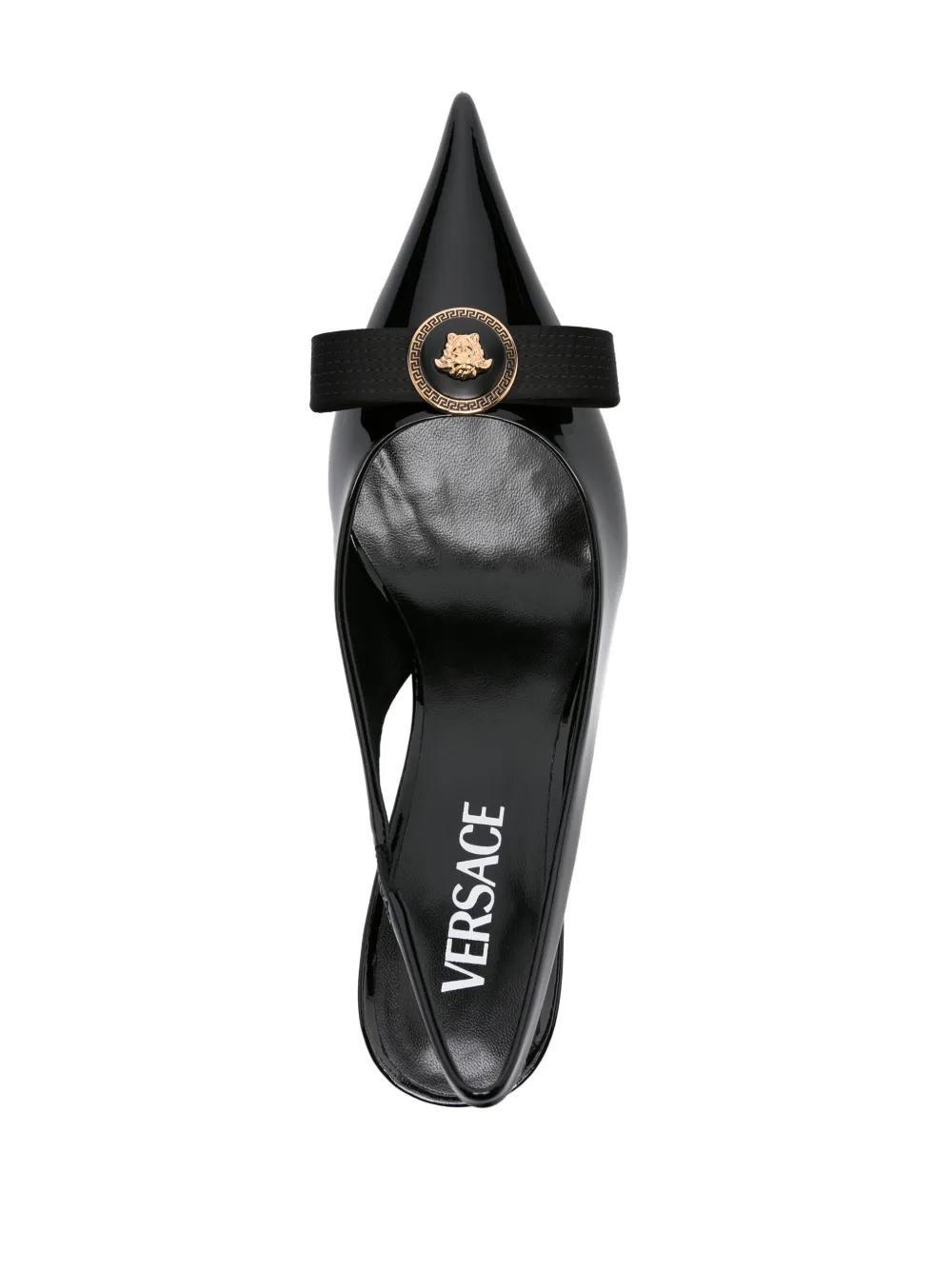 85mm Gianni Ribbon slingback pumps Product Image