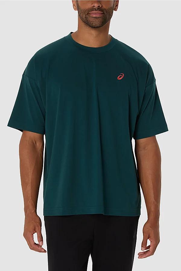 ASICS Spiral Relaxed Fit Athletic T-Shirt Top Mens at Urban Outfitters Product Image