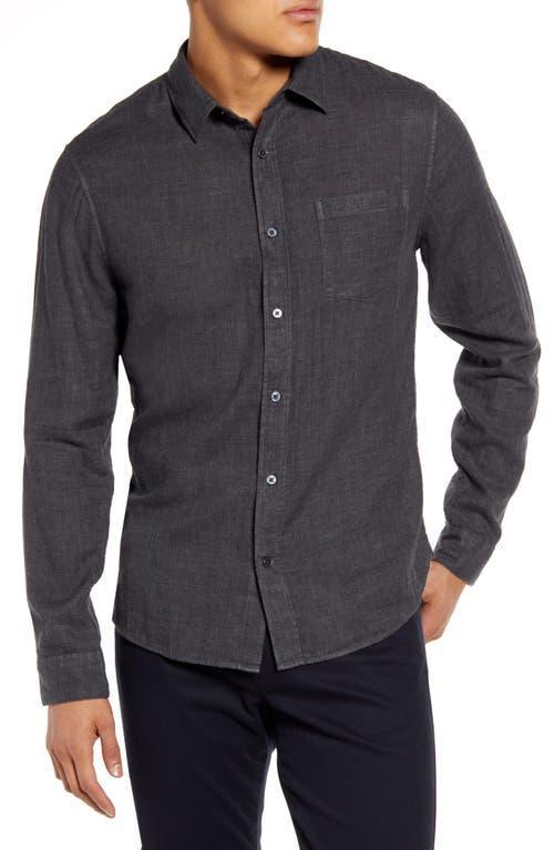Vince Double Face Long Sleeve (Heather ) Men's Clothing Product Image