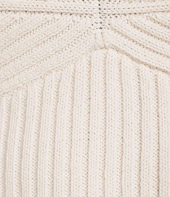 GB Coordinating Crochet Knit Corset Top Product Image