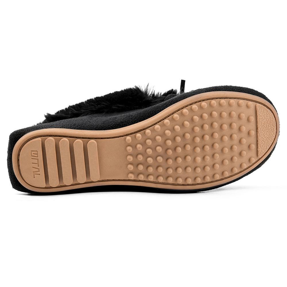 RockDove Women's Naomi Faux Fur Moccasin Slipper Product Image