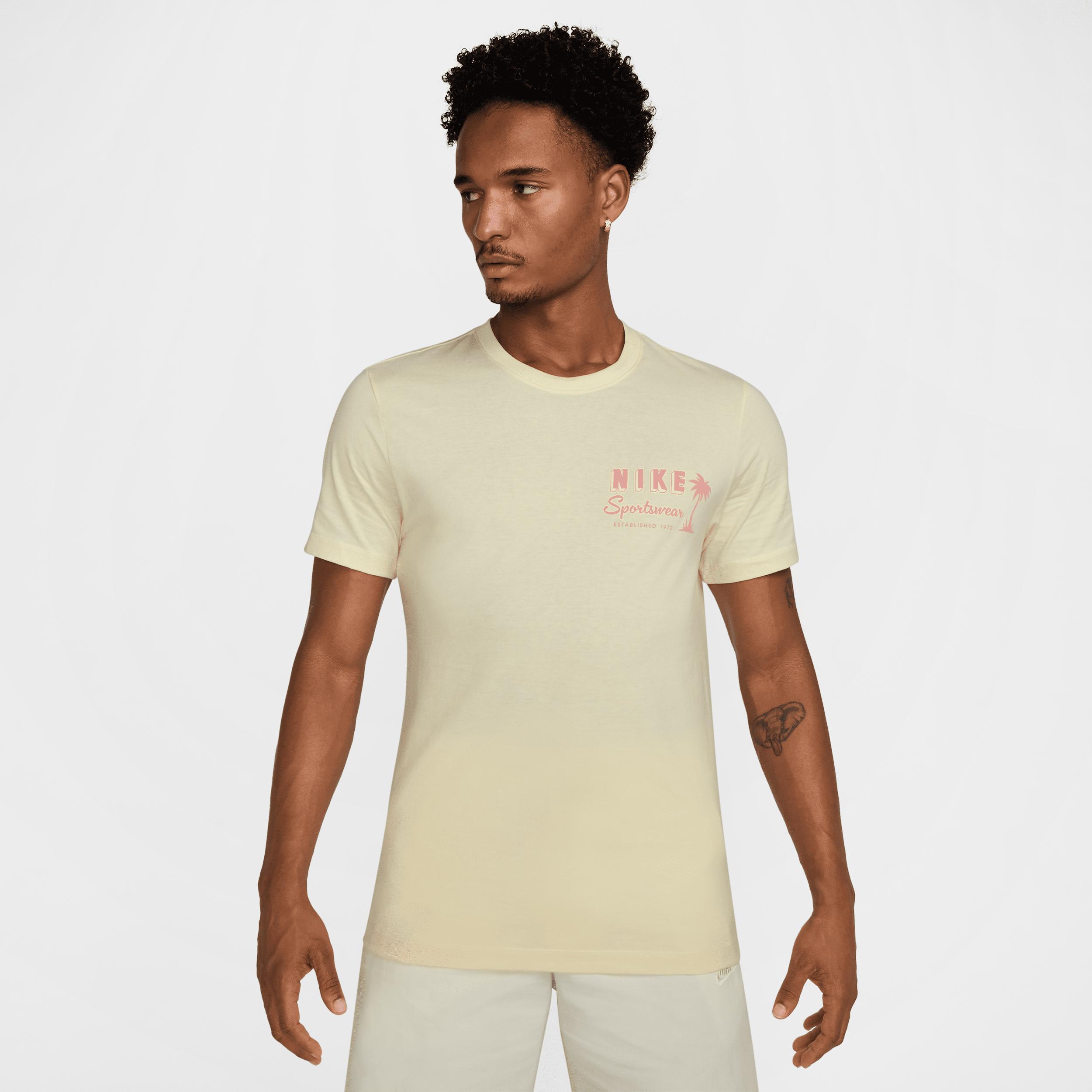 Nike Mens Nike Sweet Short Sleeve Crew T-Shirt - Mens Multi/Coconut Milk/Denim Turquoise Product Image