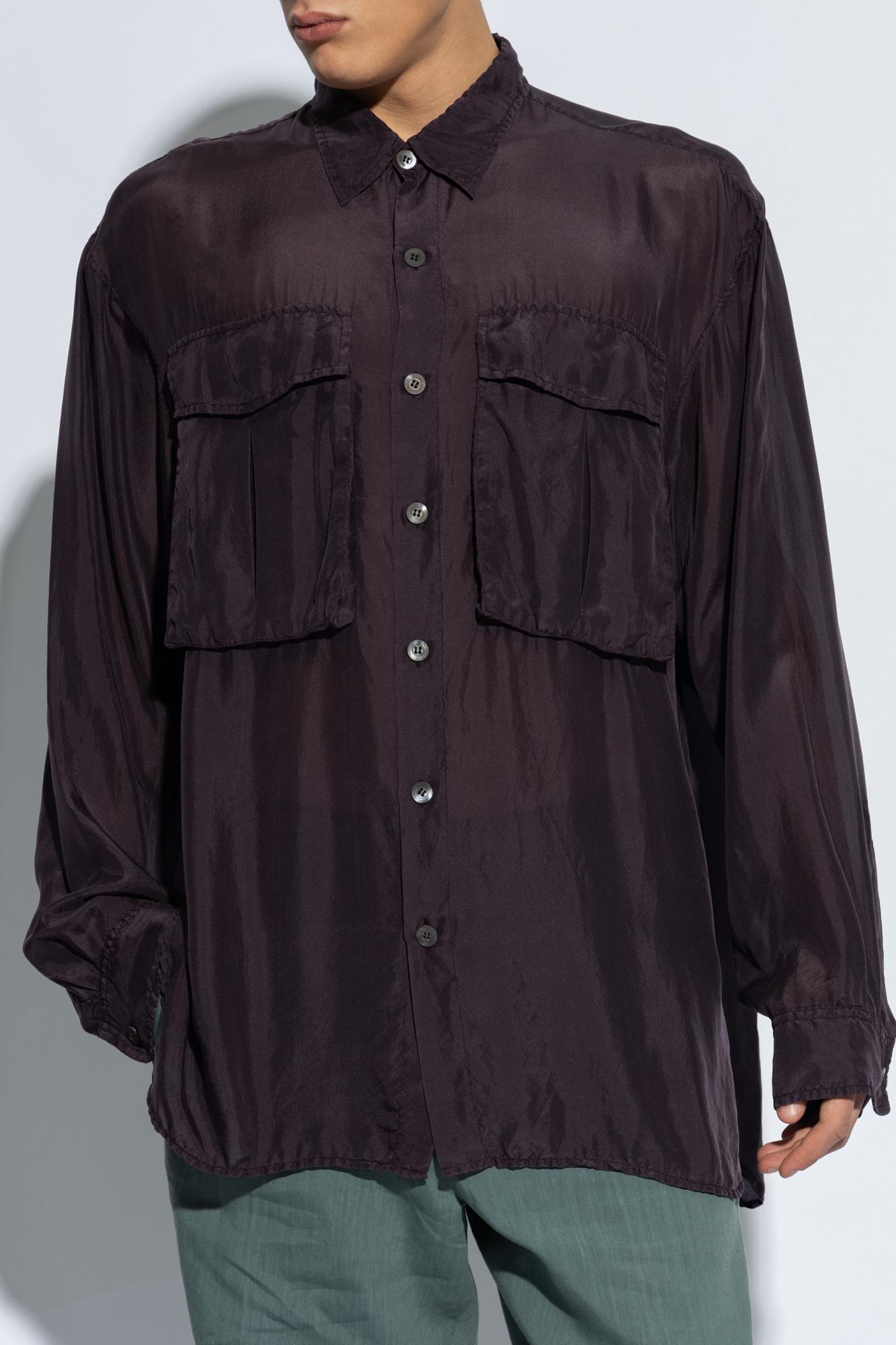 DRIES VAN NOTEN Long-sleeved Shirt In Black Product Image