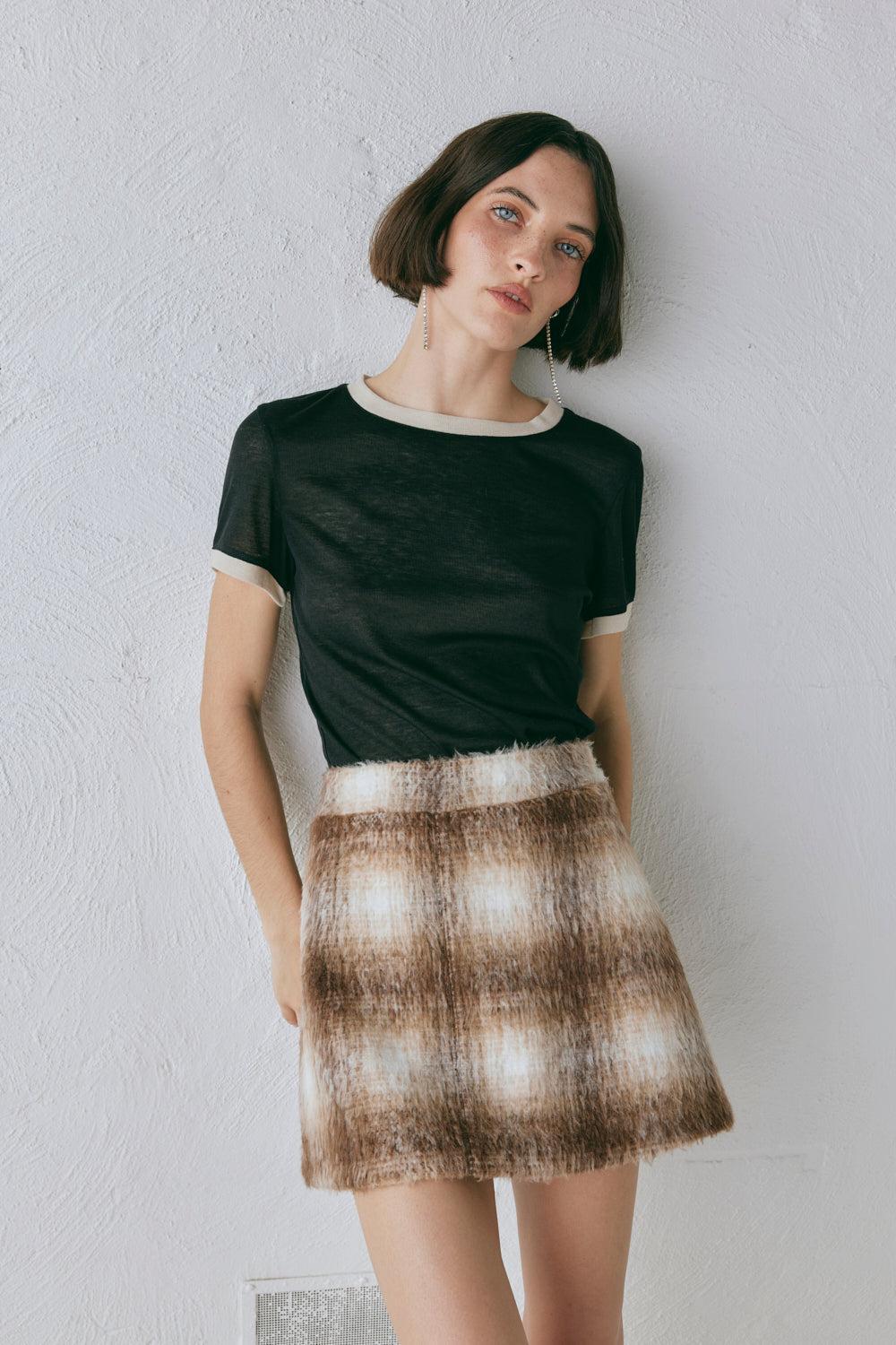 Alexa Mini Skirt Plaid Product Image