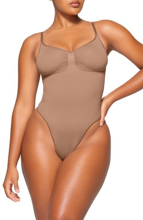 Womens Seamless Sculpt Thong Bodysuit Product Image