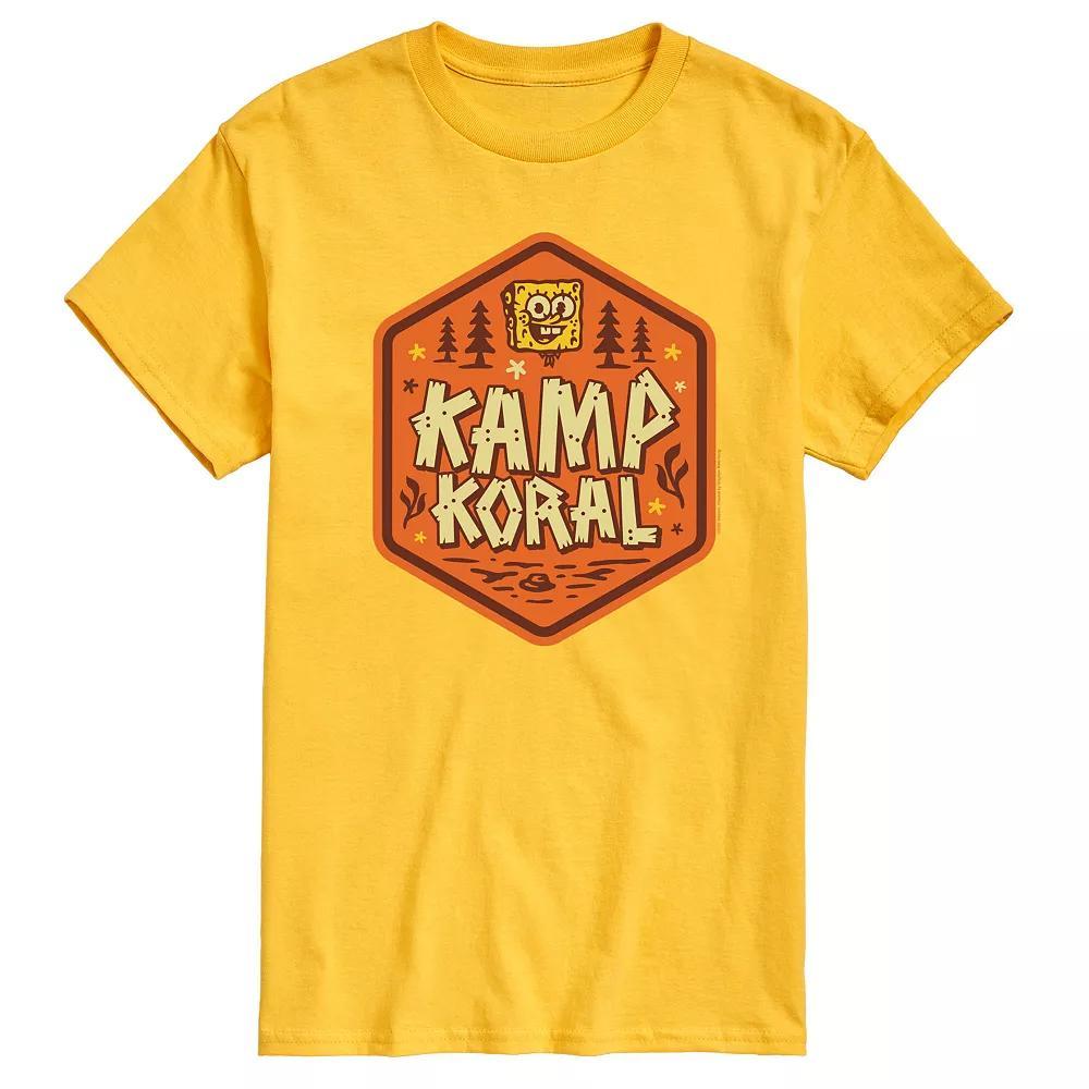 Mens SpongeBob SquarePant Kamp Koral Graphic Tee Product Image