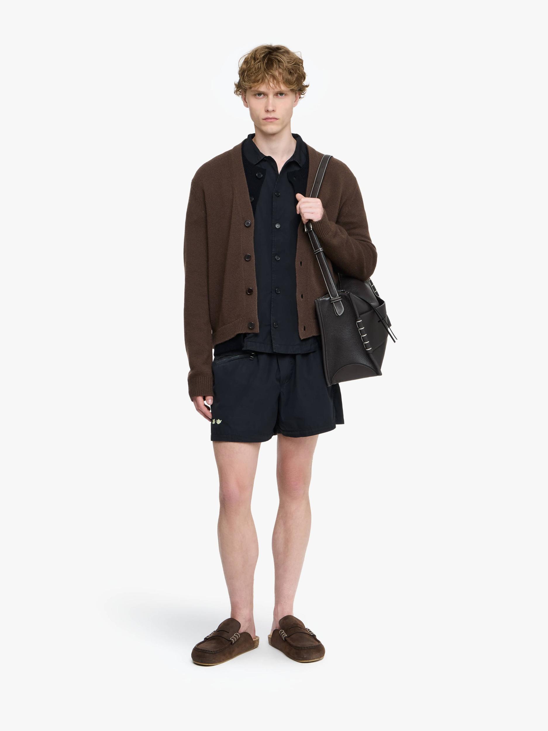 STITCH LOAFER - SUEDE MULES Product Image