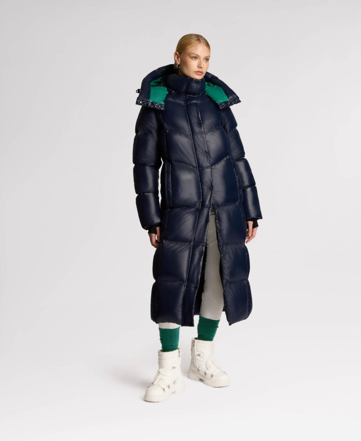 Alpenhaus Womens Meribel Quilted Maxi Puffer with Removable Hood Product Image