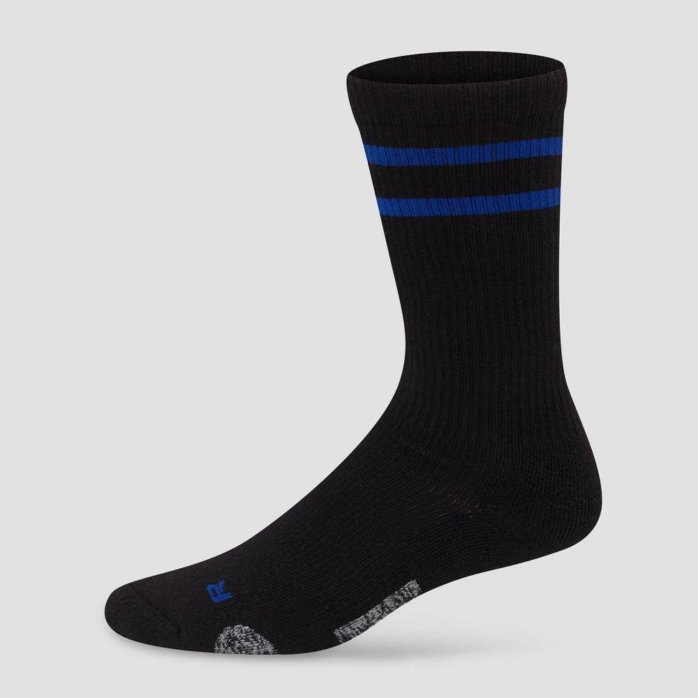 Hanes Premium Men's Compression Crew Socks 3pk 6-12: Arch Support, Moisture Wicking, Breathable Fabric Product Image
