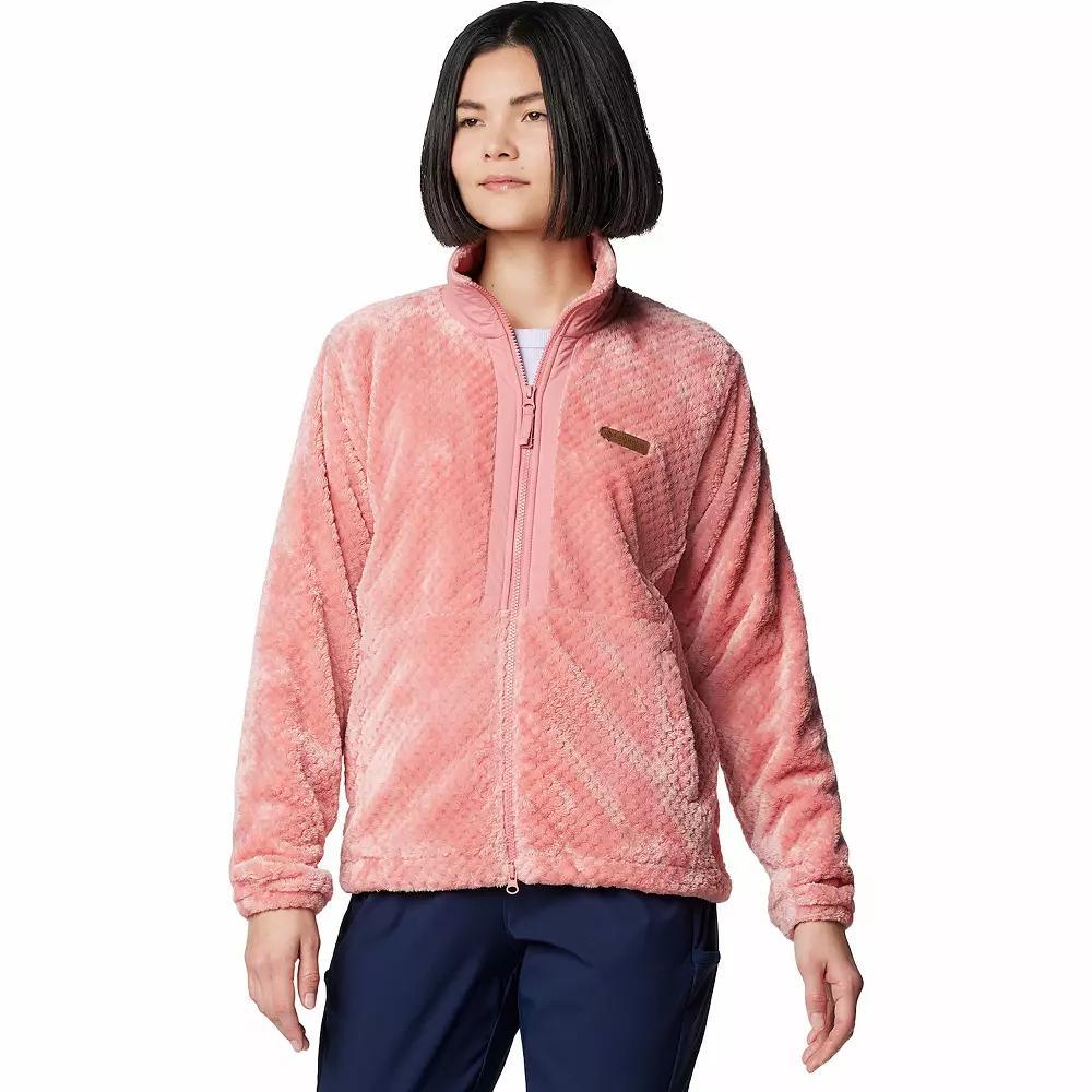 Women's Columbia Fire Side III Full Zip Jacket, Size: Large, Dark Grey Product Image