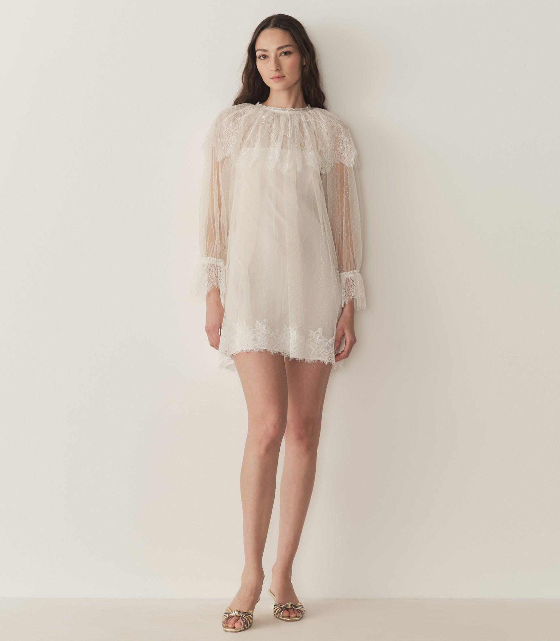 LILITH DRESS -- CREME DE LUNE Product Image
