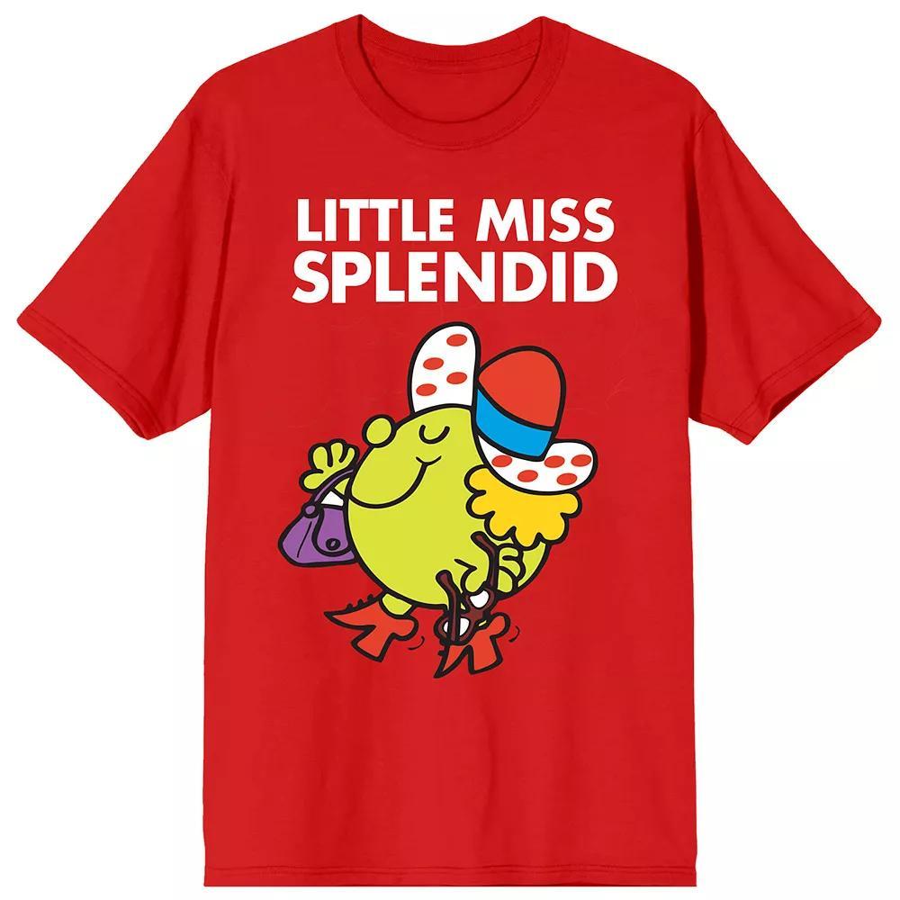Juniors' Mr. Men & Little Miss "Little Miss Splendid" Graphic Tee, Girl's, Size: XL, Red Product Image