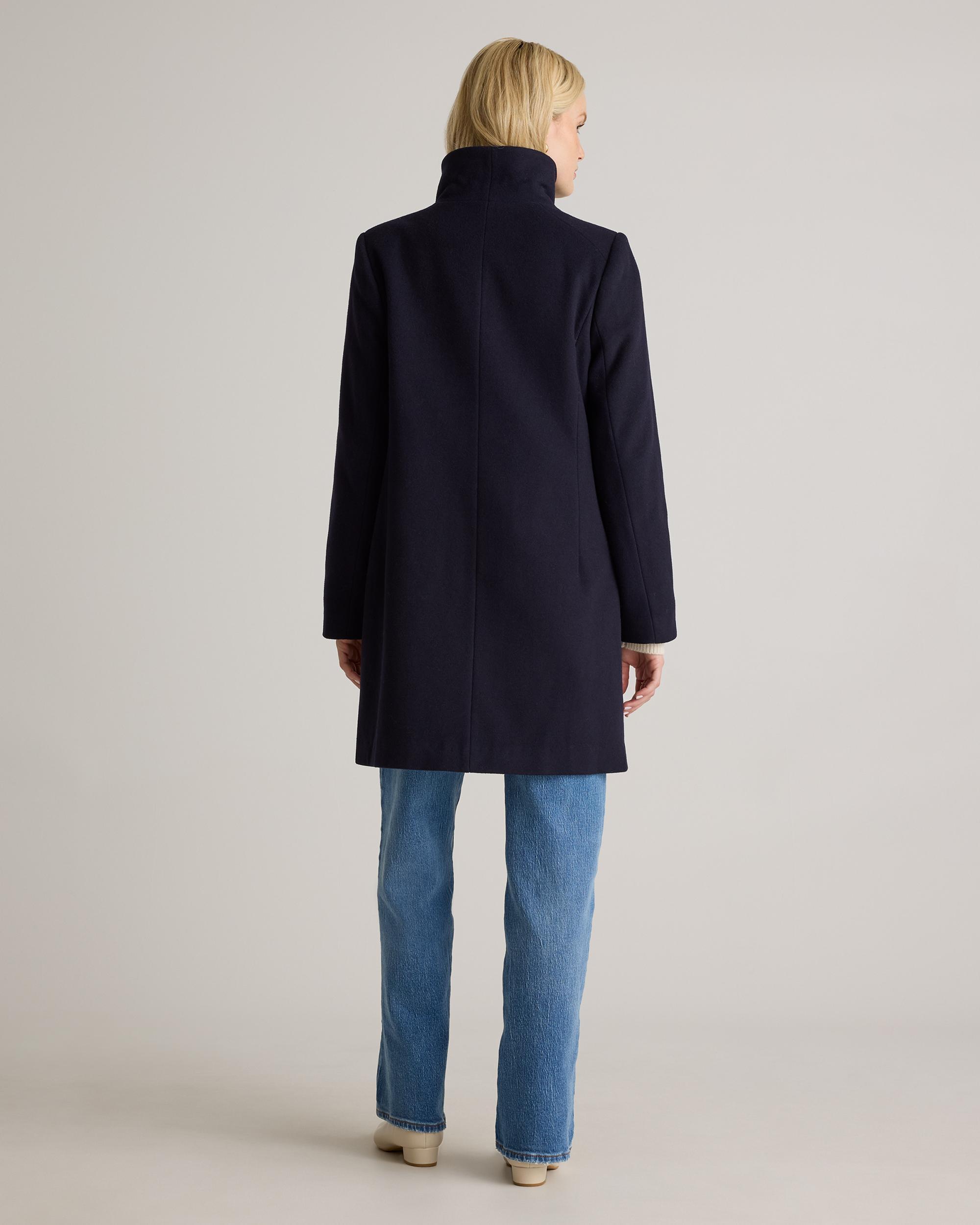 Quince | Women's Italian Wool Cocoon Coat Size XL, Wool/Nylon Product Image