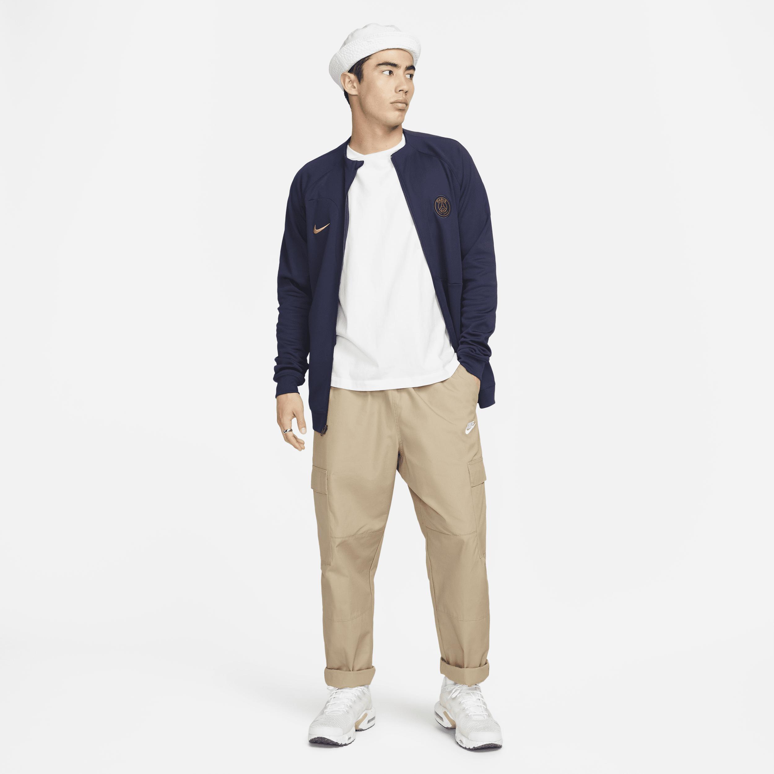 Men's Nike Navy Paris Saint-Germain 2023/24 Academy Pro Anthem Full-Zip Jacket, Size: 2XL, Psg Blue Product Image
