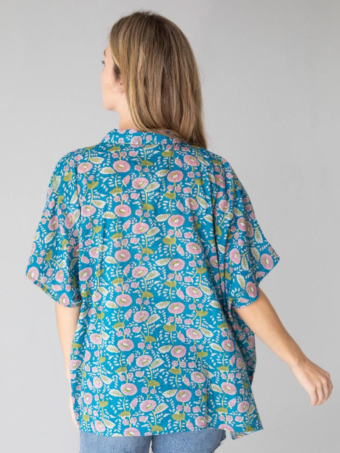 Kelly Oversized Cotton Button Down Product Image