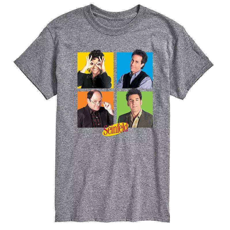 Mens Seinfeld Character Grid Graphic Tee Product Image