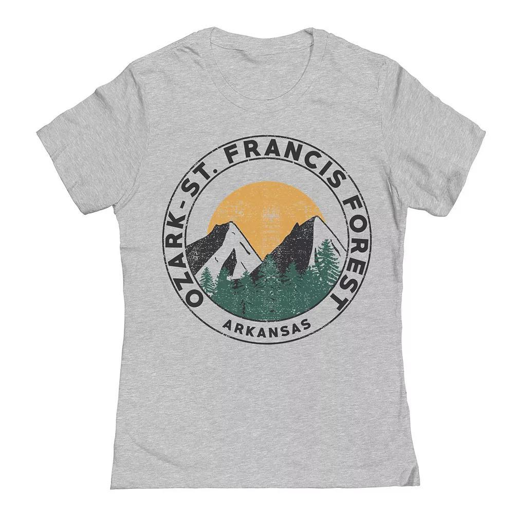 Junior's Ozark Forest Womens Graphic Tee, Girl's, Size: XXL, Sport Gray Product Image