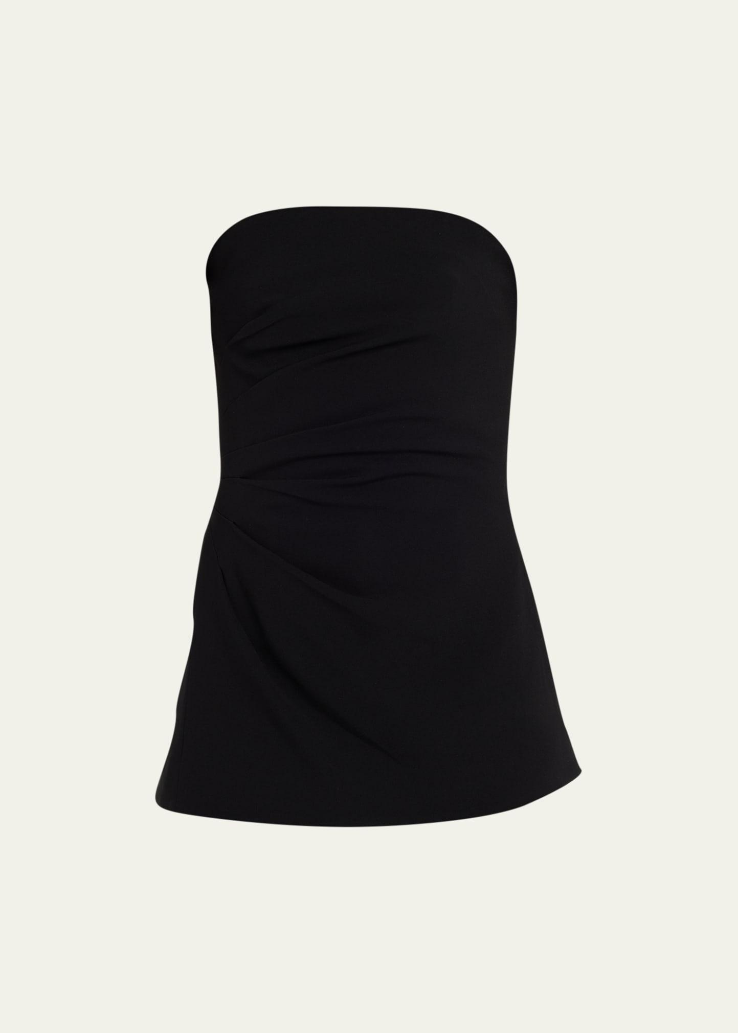 Gathered Crepe Strapless Top Product Image