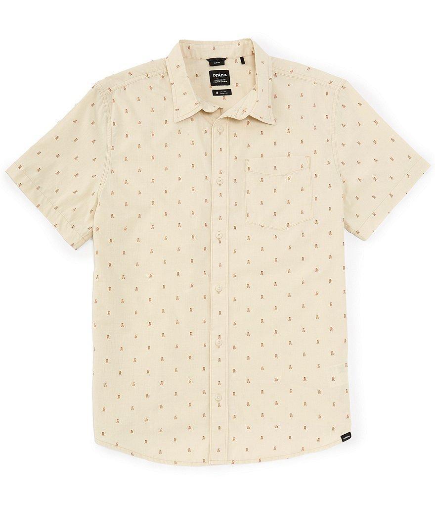 prAna Tinline Short Sleeve Waves Print Woven Shirt Product Image