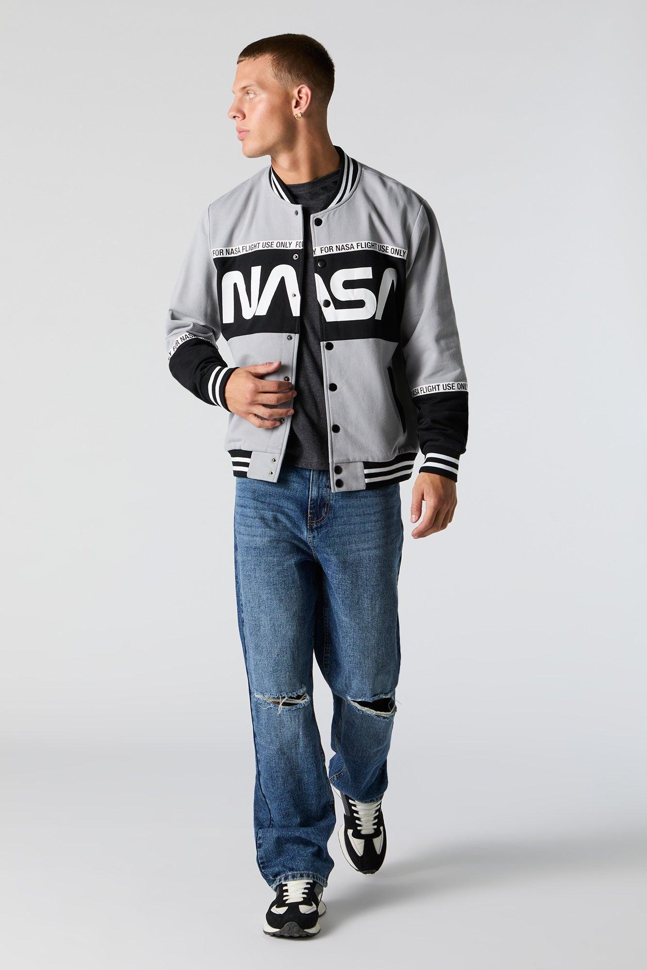 NASA Graphic Varsity Jacket Male Product Image