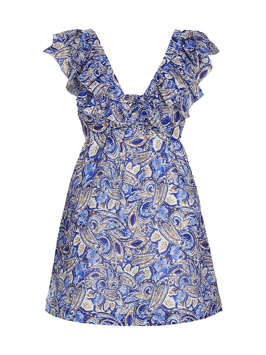 Womens Dakota Paisley Minidress Product Image