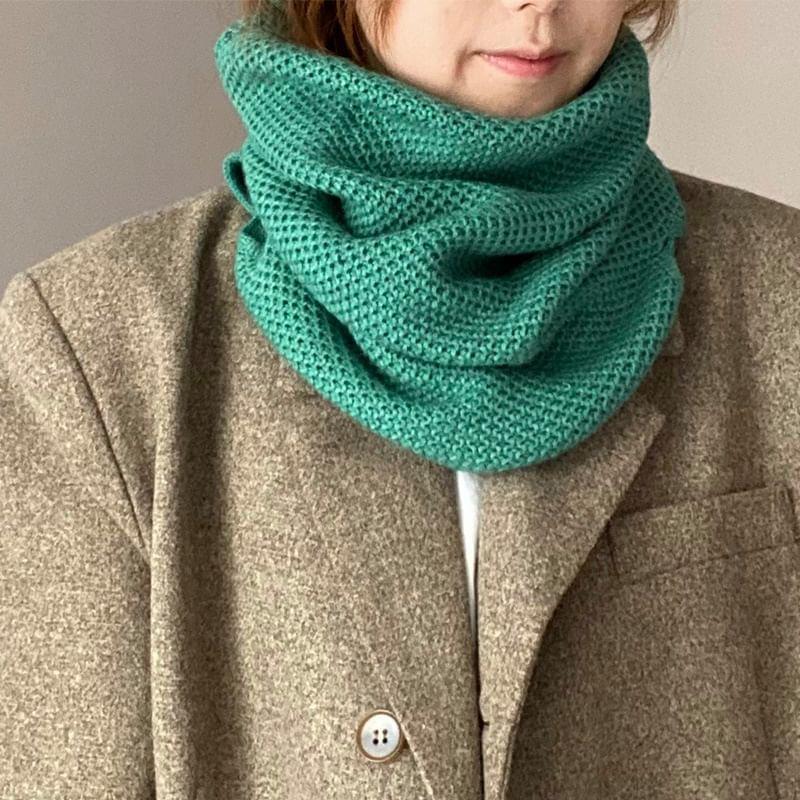 Plain Multi-Way Knit Scarf / Beanie Product Image