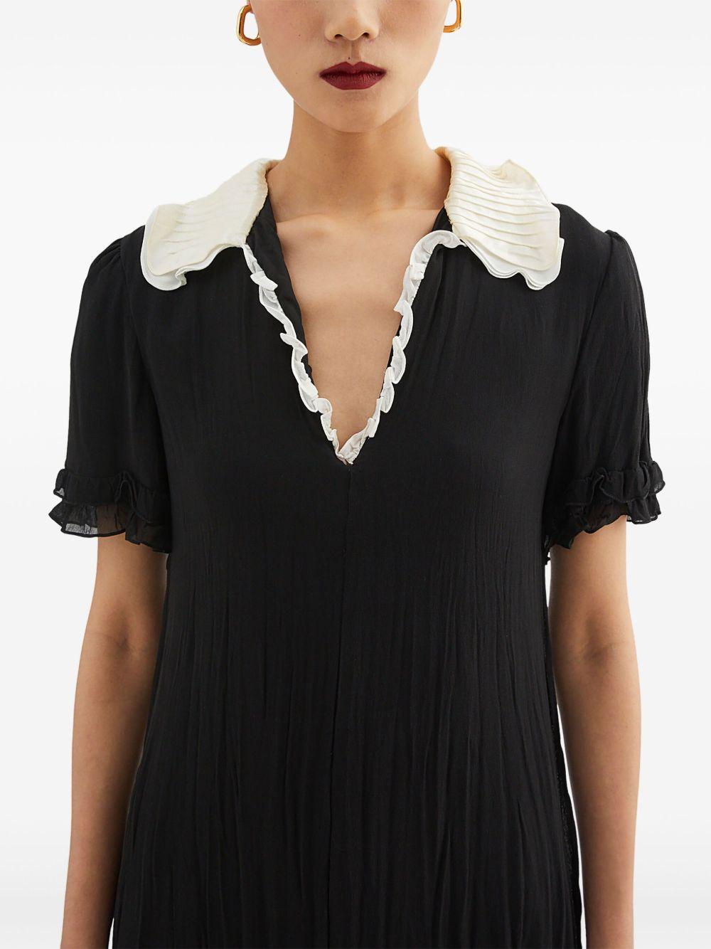 ruffle-trim mini dress Product Image