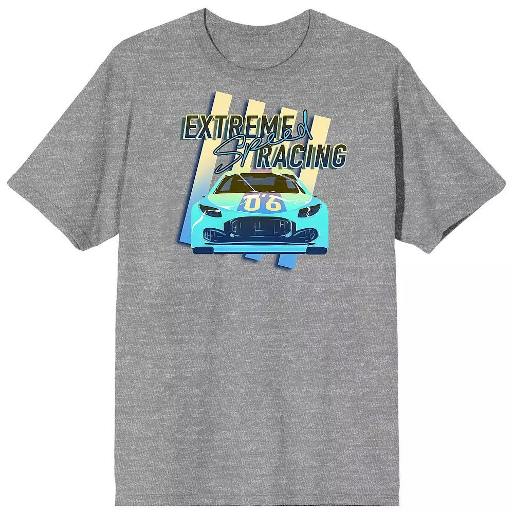 Men's Car Fanatic Blue 06 Race Car Tee, Size: Medium, Gray Product Image