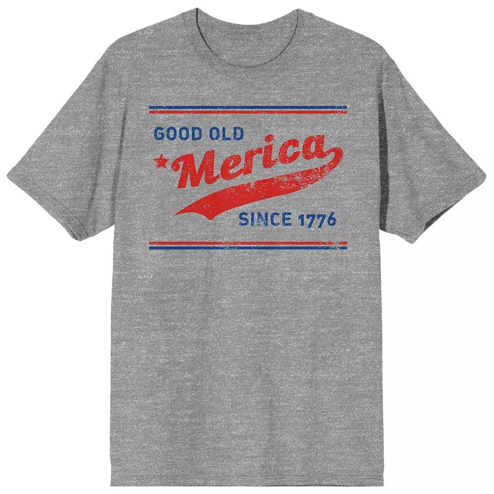 Men's Americana Good Old 'Merica Since 1776 Tee, Size: XL, Grey Product Image
