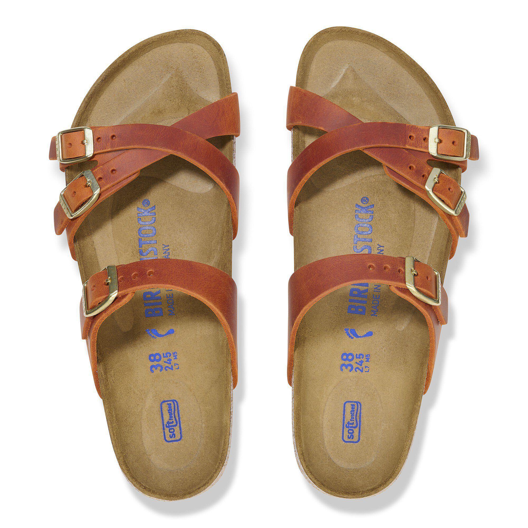 Franca Soft Footbed Oiled Leather Burnt Orange Product Image