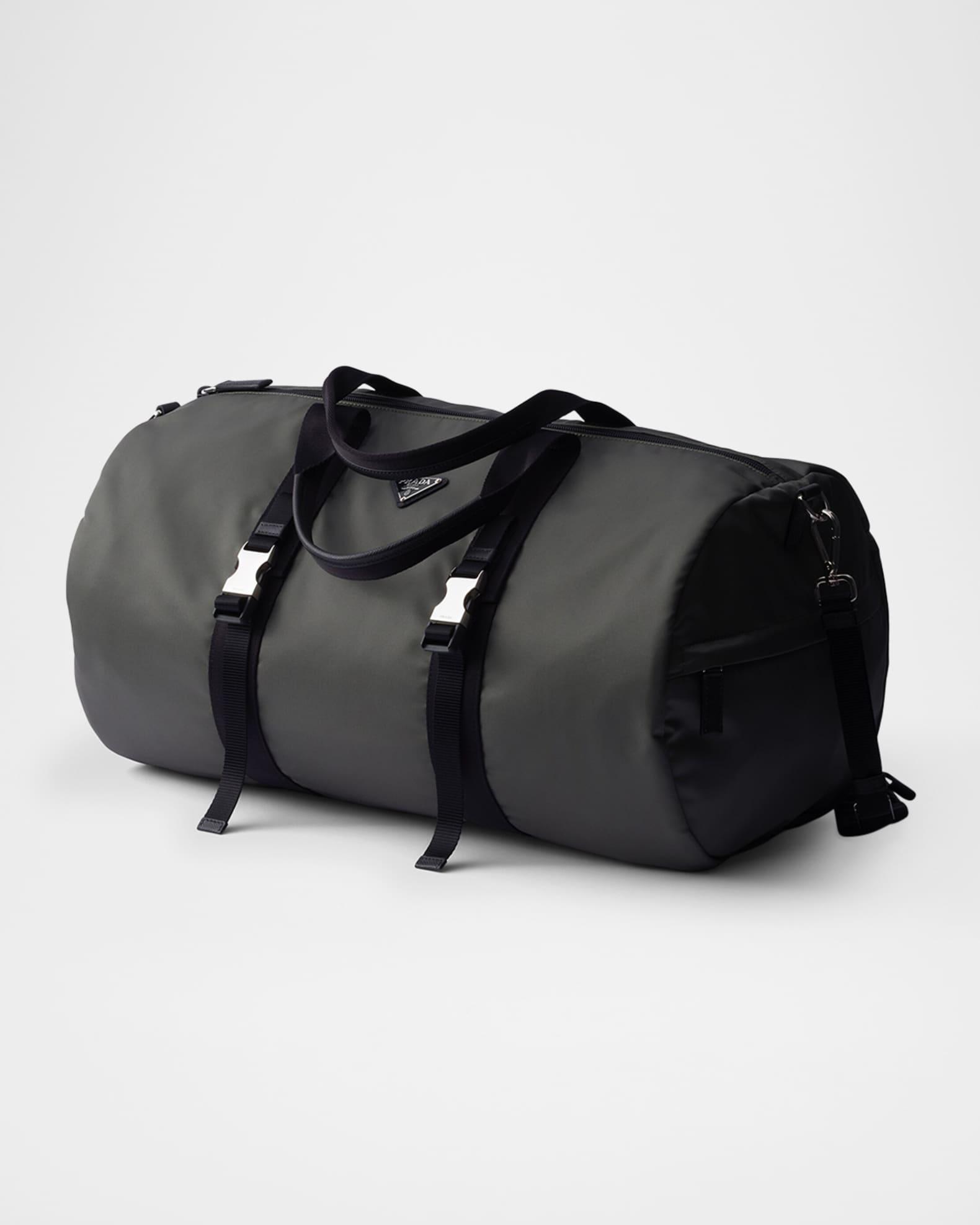 Re-Nylon And Saffiano Leather Duffle Bag Product Image