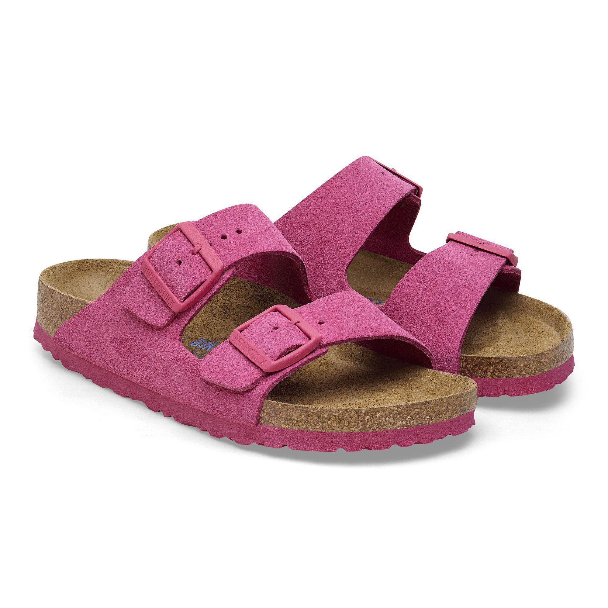 Arizona Soft Footbed Suede Leather Faded Purple Product Image