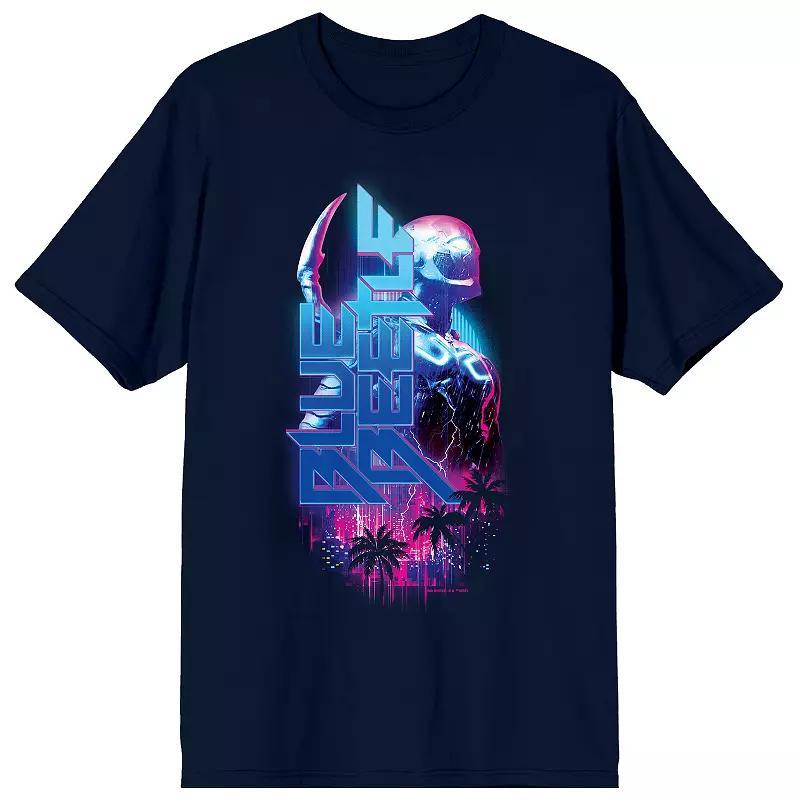 Men's Blue Beetle Hero & Logo Graphic Tee, Size: XL Product Image