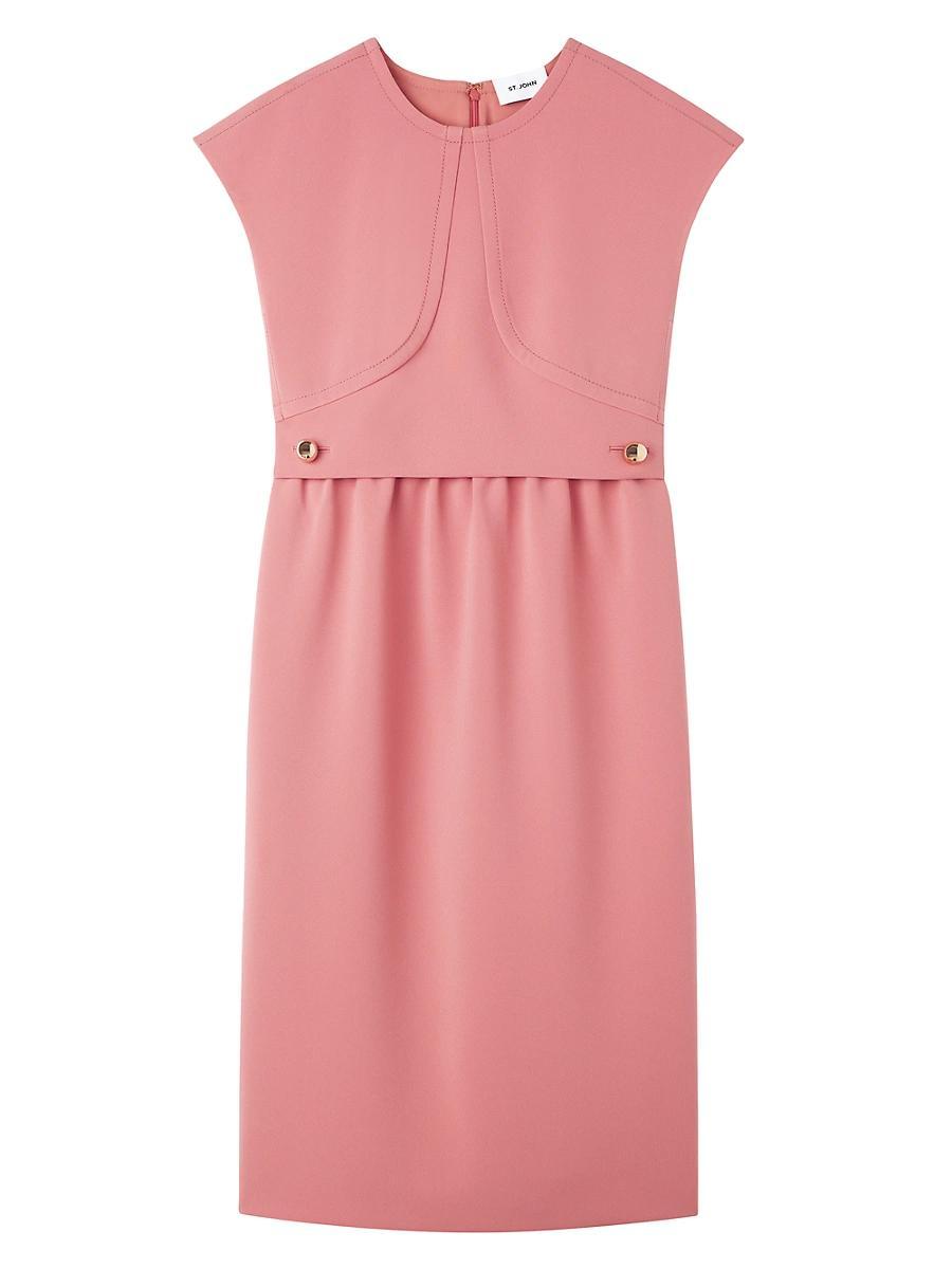 Womens Collection Line Sleeveless Cady Midi-Dress Product Image