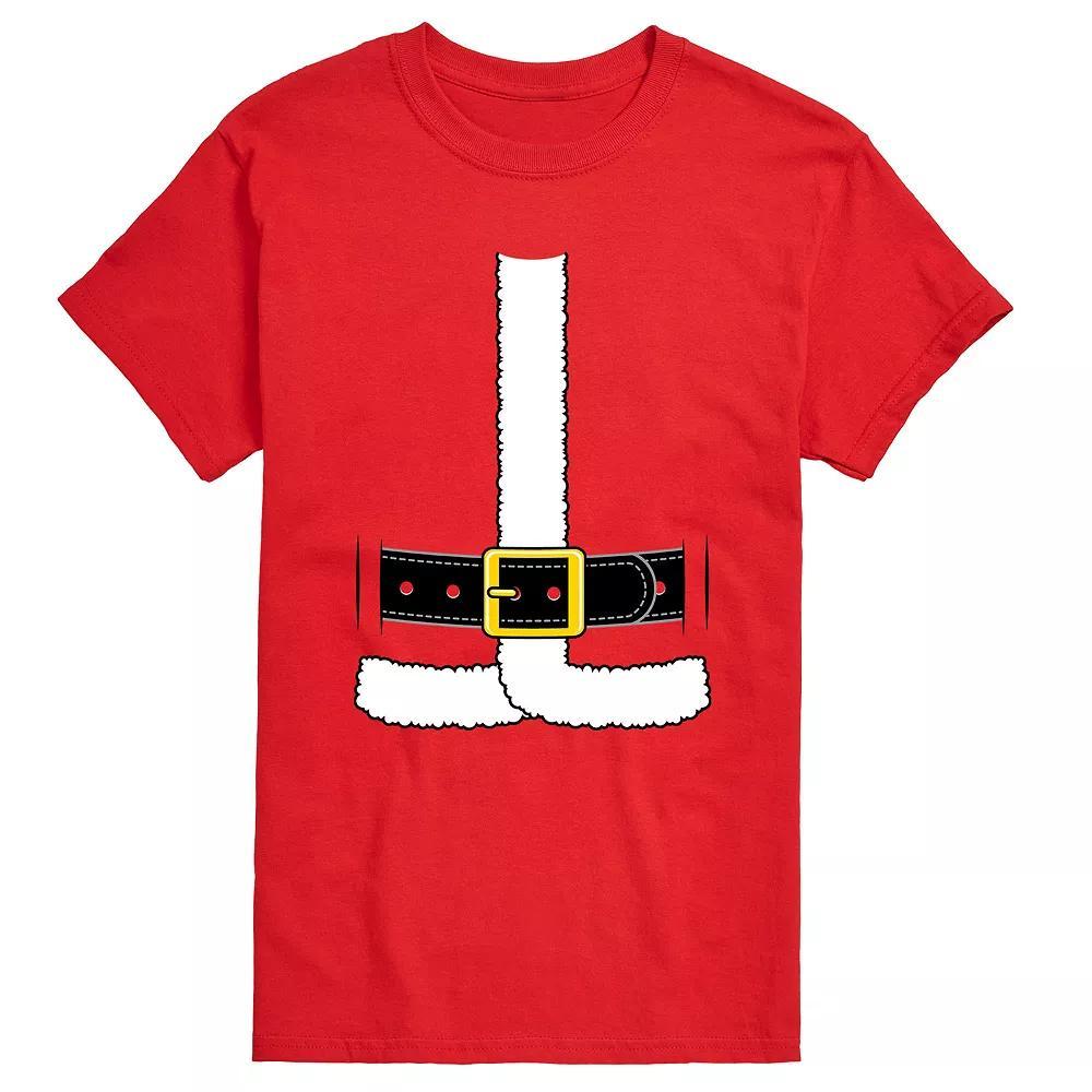 Big & Tall Santa Claus Full Suit Tee, Men's, Size: 3XB, Red Product Image