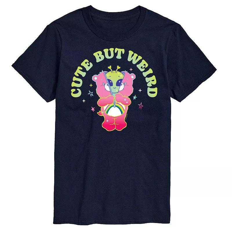 Big & Tall Care Bears Cute But Weird Graphic Tee, Mens Blue Product Image