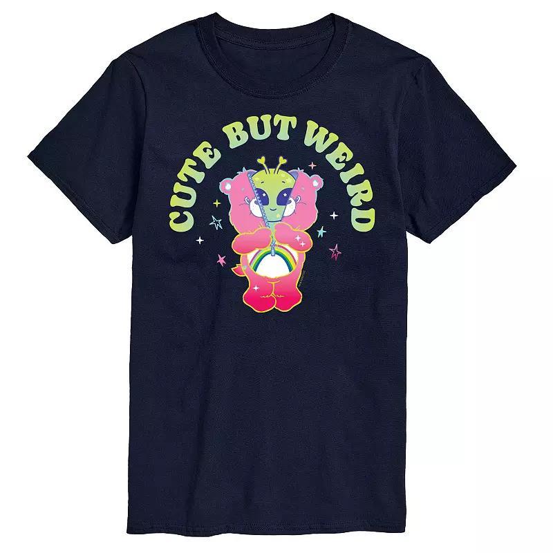 Big & Tall Care Bears Cute But Weird Graphic Tee, Mens Blue Product Image