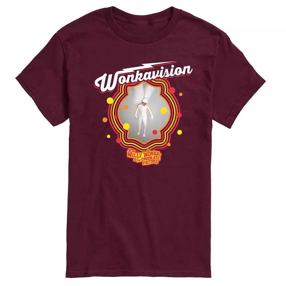 Mens Willy Wonka Wonkavision Graphic Tee Product Image