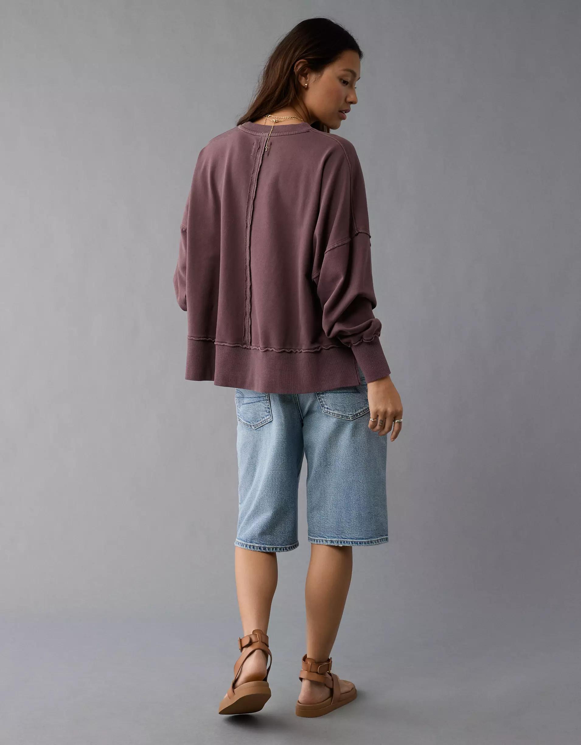 AE Big Hug Crew Neck Sweatshirt Product Image