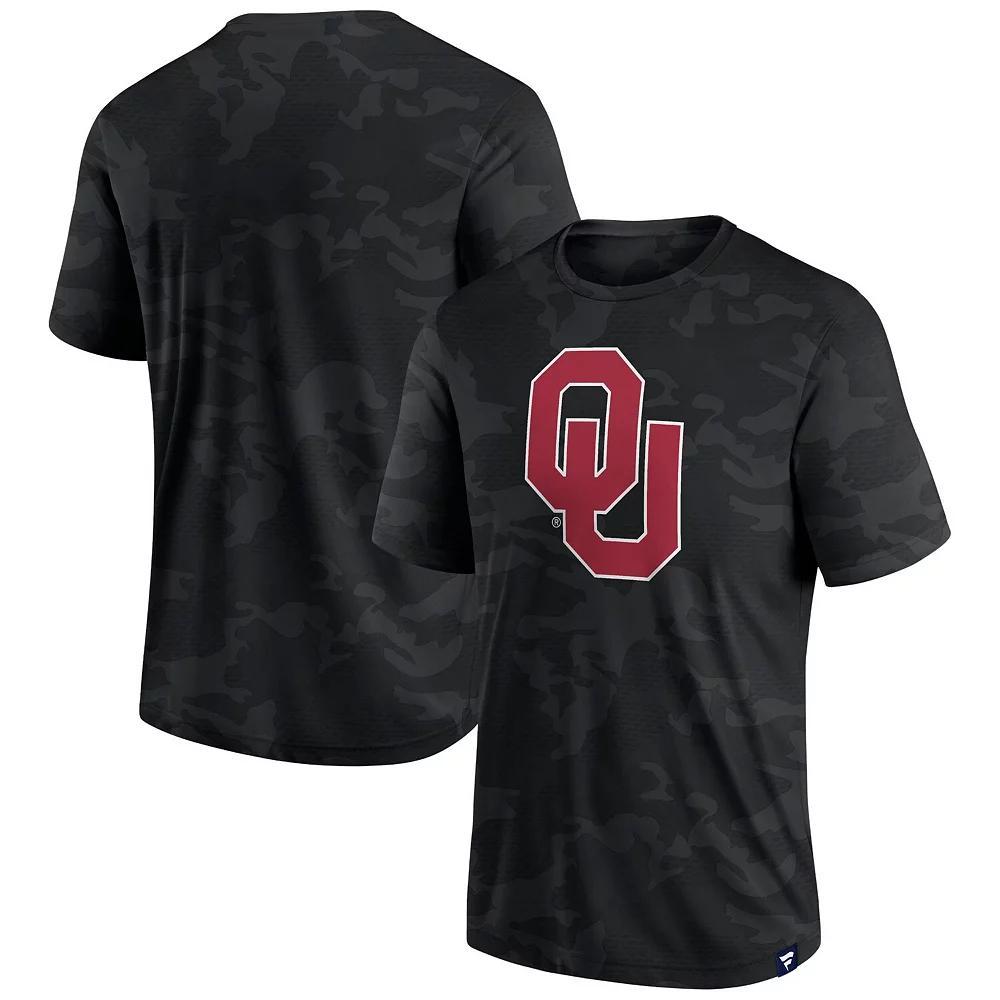 Men's Fanatics Branded  Black Oklahoma Sooners Camo Logo T-Shirt, Size: Medium Product Image