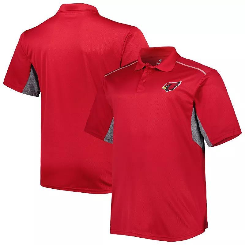 Men's Cardinal Arizona Cardinals Big & Tall Team Color Polo, Size: XLT, Red Product Image