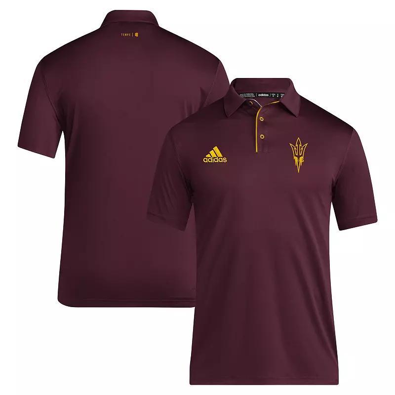 Men's adidas Royal Kansas Jayhawks 2024 Coaches AEROREADY Polo, Size: 3XL, Blue Product Image