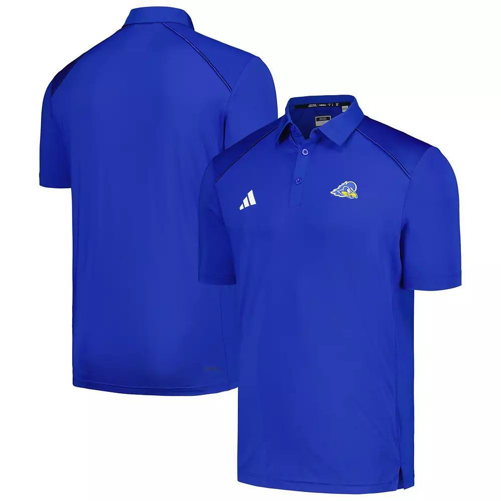 Men's adidas Royal Delaware Fightin' Blue Hens Classic AEROREADY Polo, Size: Medium Product Image