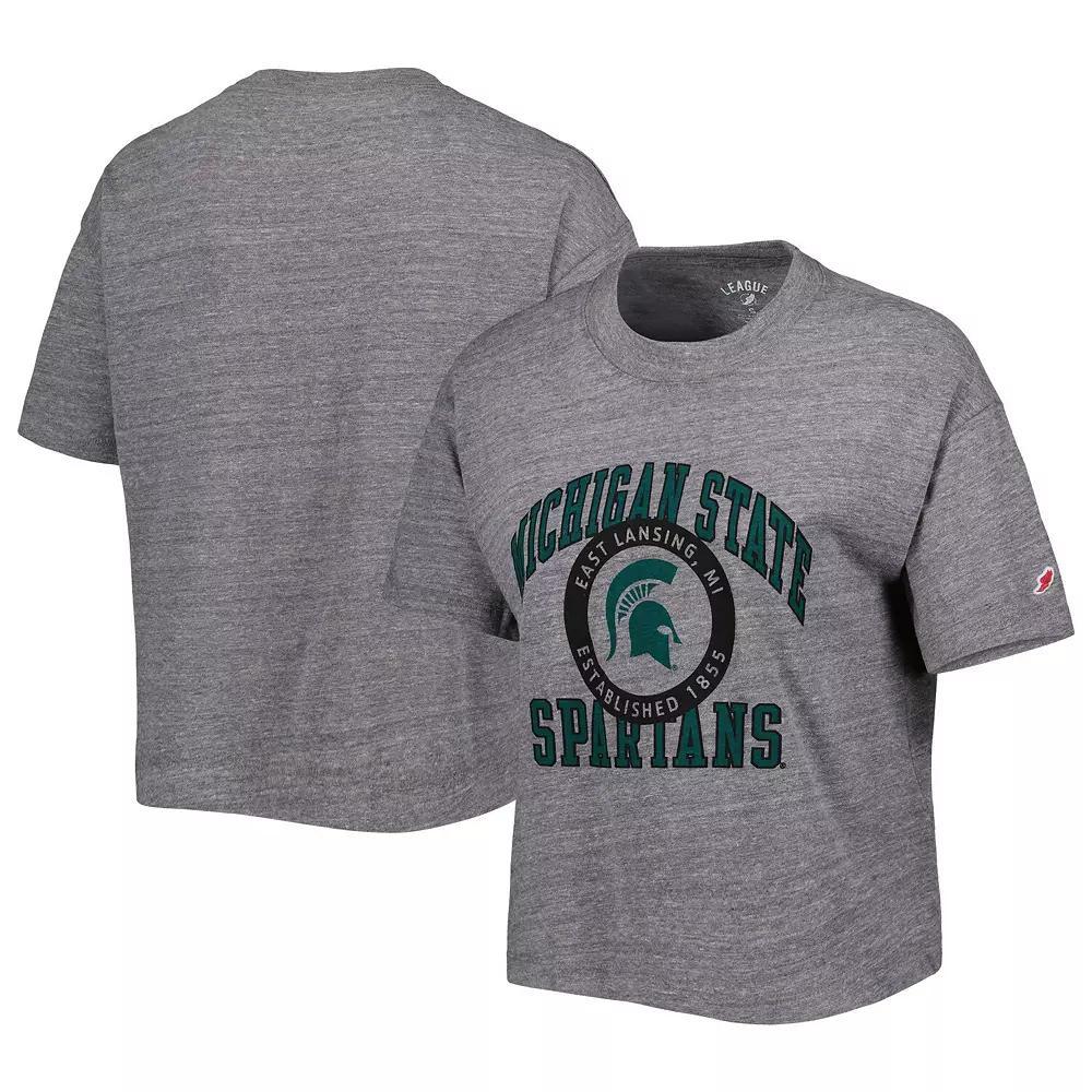 Womens League Collegiate Wear Heather Gray Michigan State Spartans Product Image