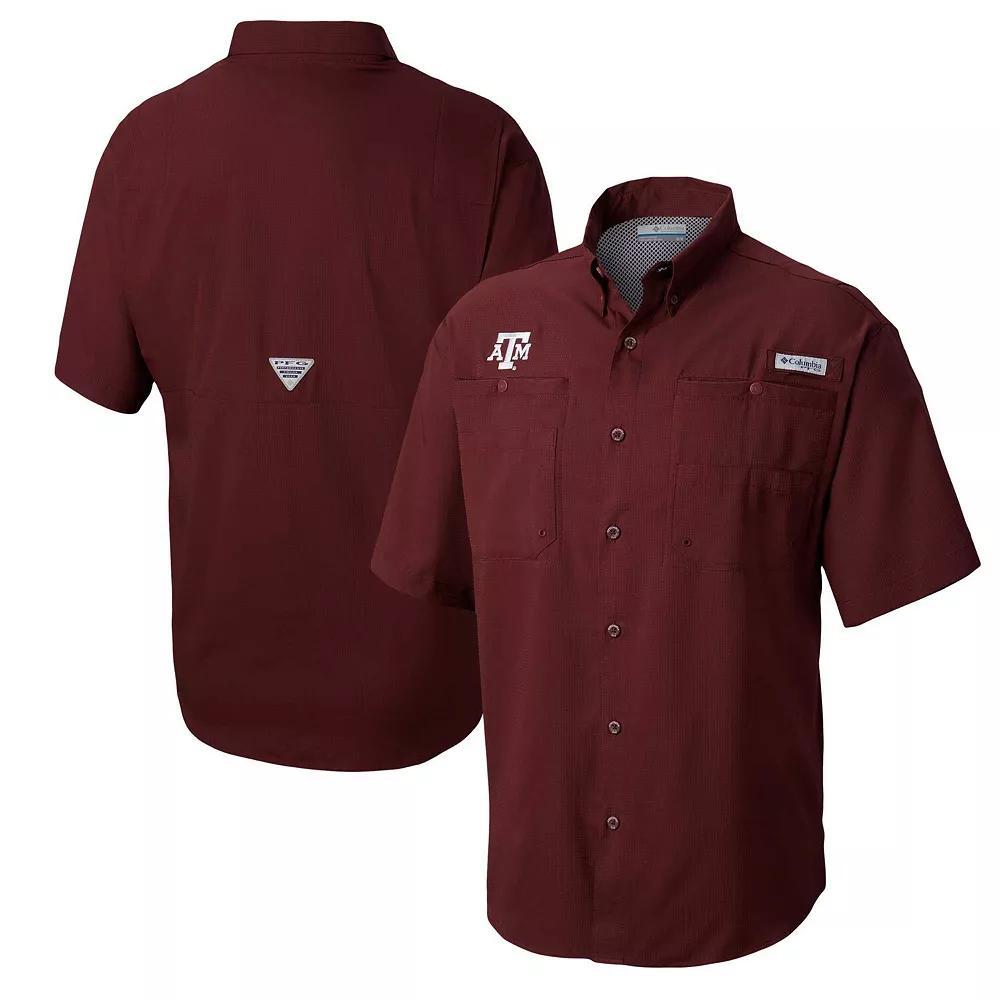 Columbia Men's Collegiate PFG Tamiami Short Sleeve Shirt - Tall - Texas A&M- Product Image