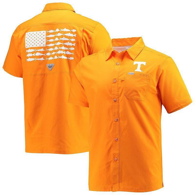 Men's Columbia PFG Tennessee Orange Tennessee Volunteers Slack Tide Camp Button-Up Shirt, Size: 2XL Product Image