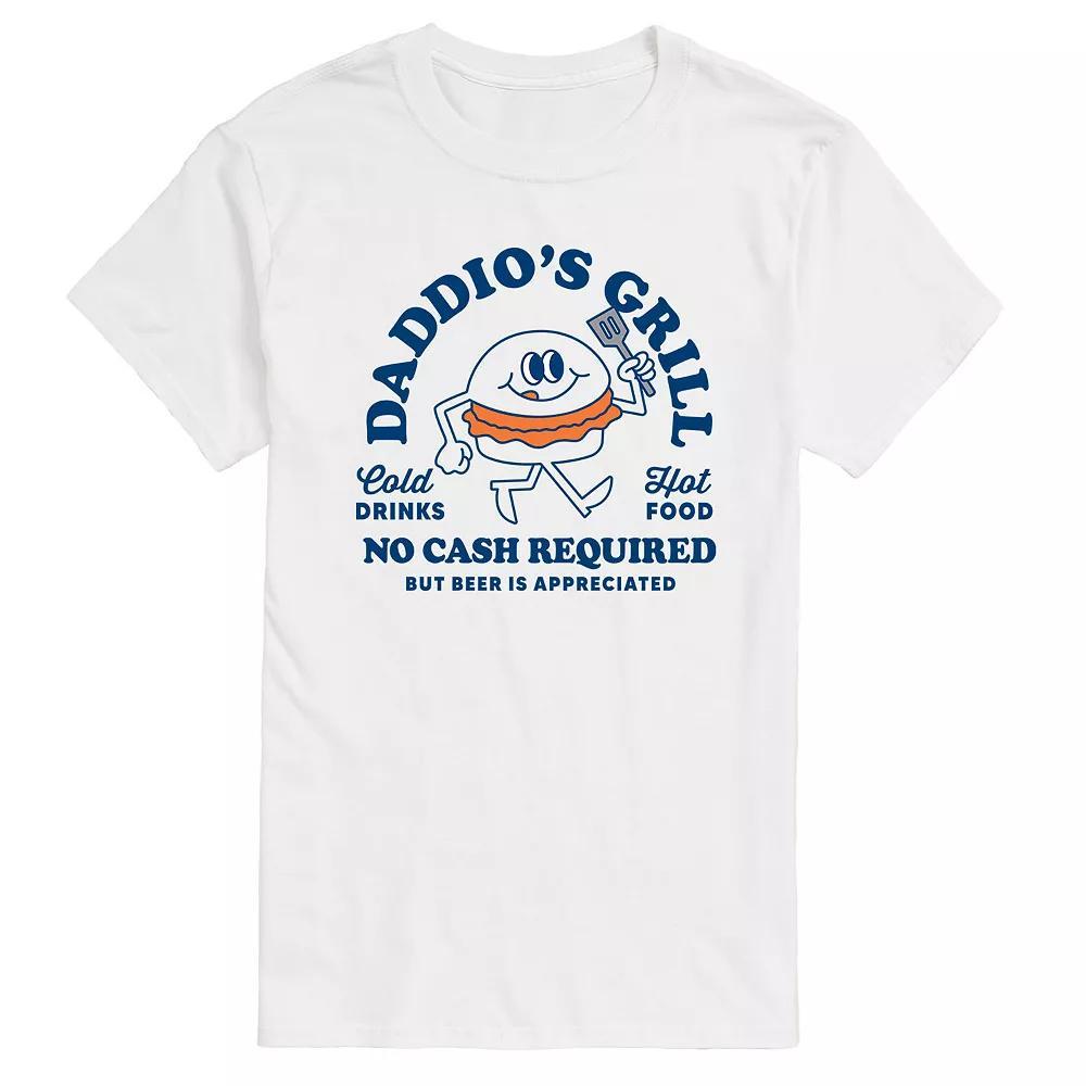 Men's Daddios Grill Tee, Size: Large, White Product Image