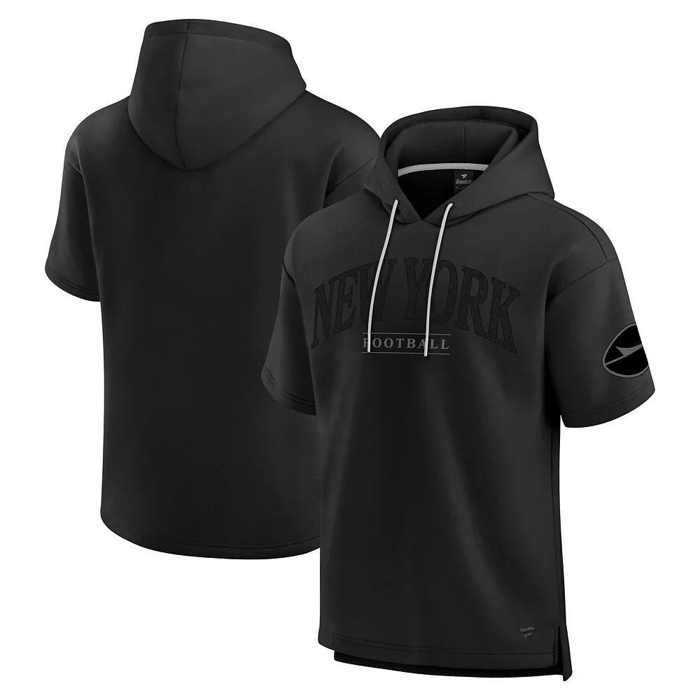 Men's Fanatics Navy Los Angeles Chargers Elements Future Ground Lettering Short Sleeve Pullover Hoodie, Size: 4XL, Blue Product Image